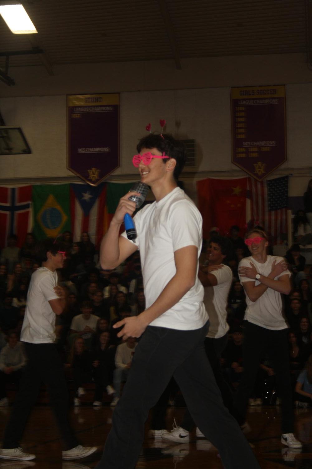 Mr. Amador boys perform at Donversity rally