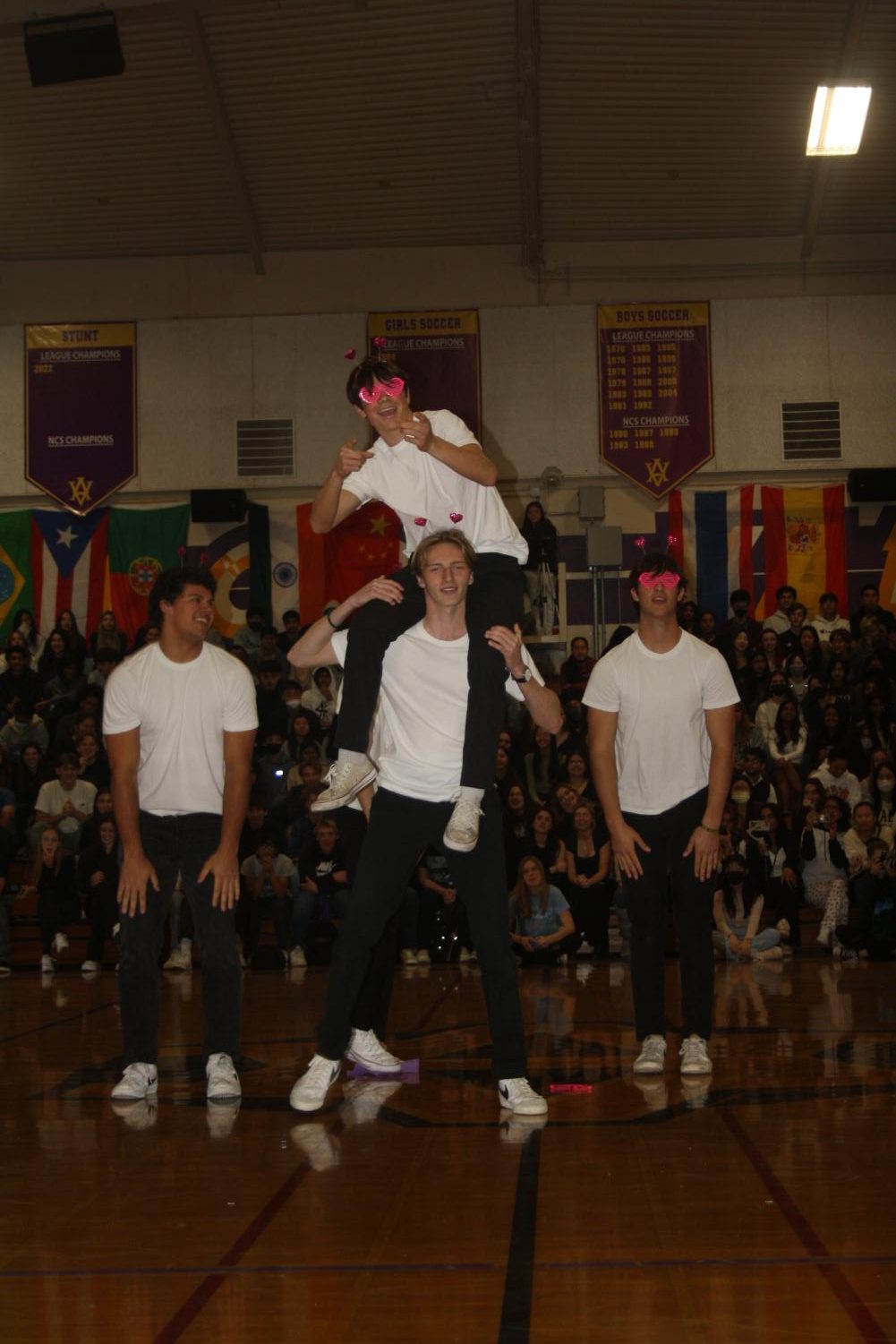 Mr. Amador boys perform at Donversity rally