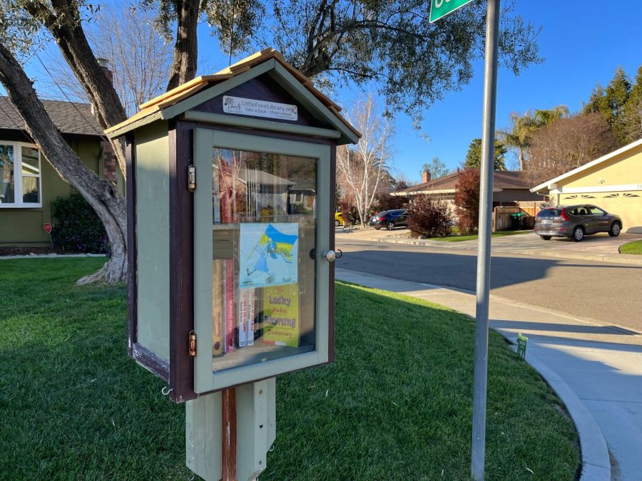 Pleasanton resident Margaret Fuquea set up a Little Free Library to help spread peoples access to books.