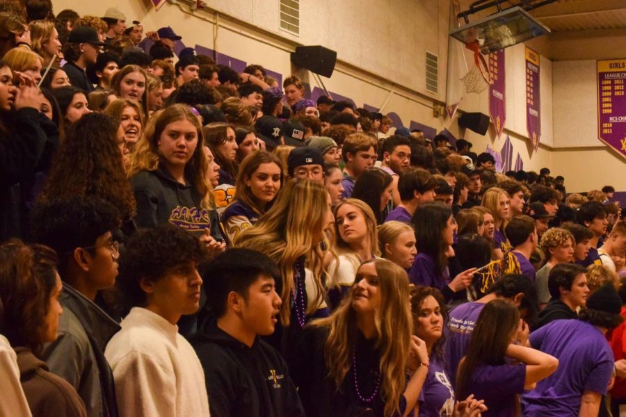 Amador and Foothill students packed the stands on Friday during the sold-out rivalry game. The stadium is expected to reach maximum capacity for Monday’s rematch.