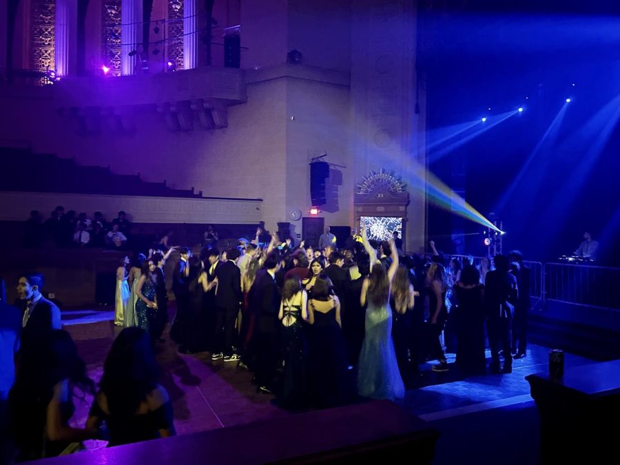 The dance floor was never empty as students partied with their friends and peers.
