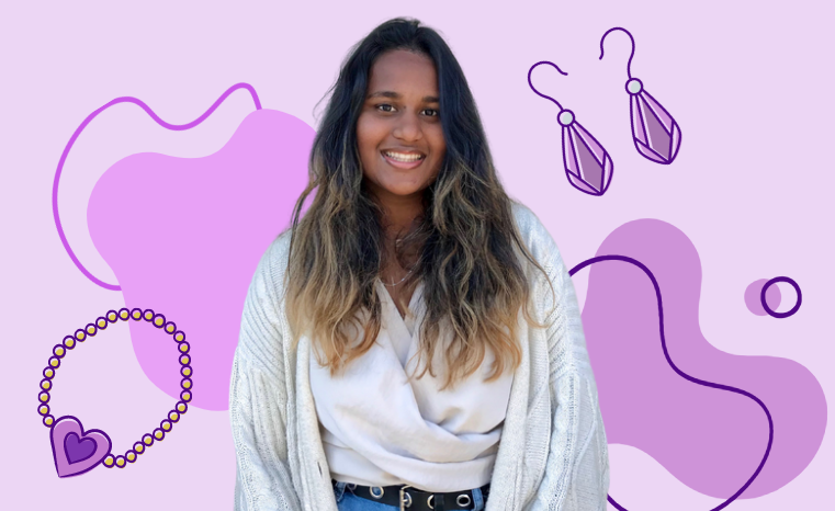 Rhea Korubilli (24) runs a jewelry business on Etsy. She shares her experiences creating the business and key takeaways she learned from the experience. 
