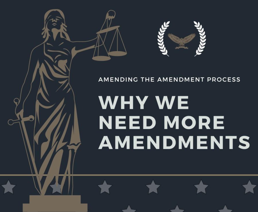 Our current amendment process makes it difficult to actually pass and ratify amendments. It is time for a change.