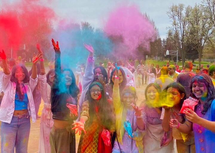 Local neighborhoods celebrate Holi with flying colors
