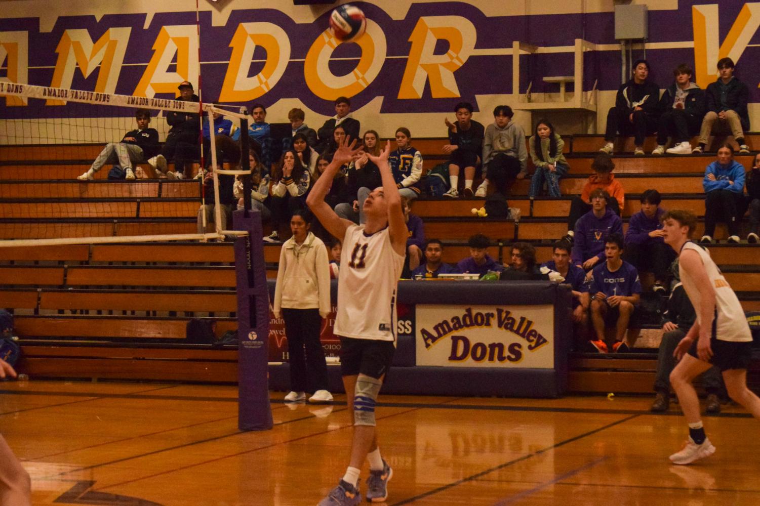 Boys varsity volleyball team defeats Foothill 3-1