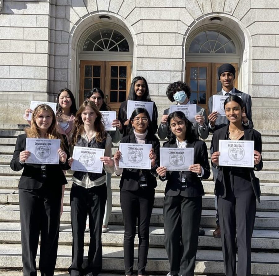 Many club members of AV Model UN got commendations, outstanding delegate, and best delegate at Berkeley MUN conference.