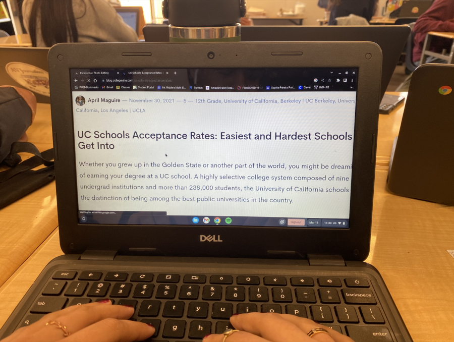 Students can go on to the UC website to get more information about statistics and dates for the 2022-2023 admission cycle. 