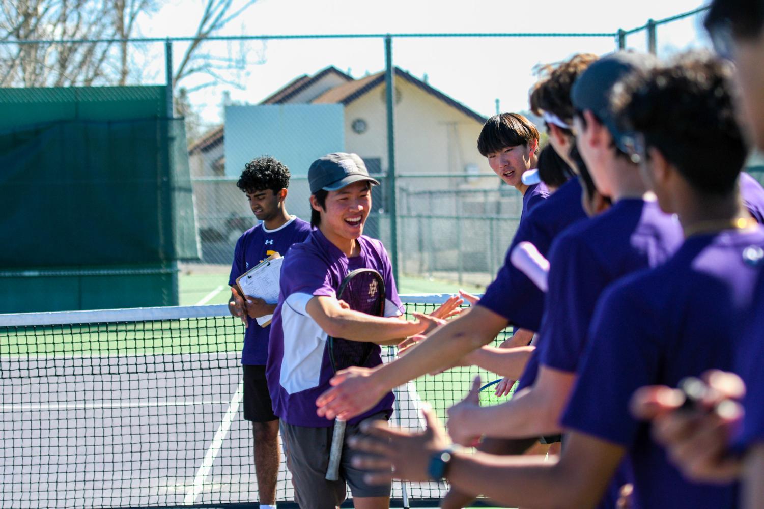 Boys+Varsity+Tennis+defeats+Foothill+in+an+exciting+6-3+victory