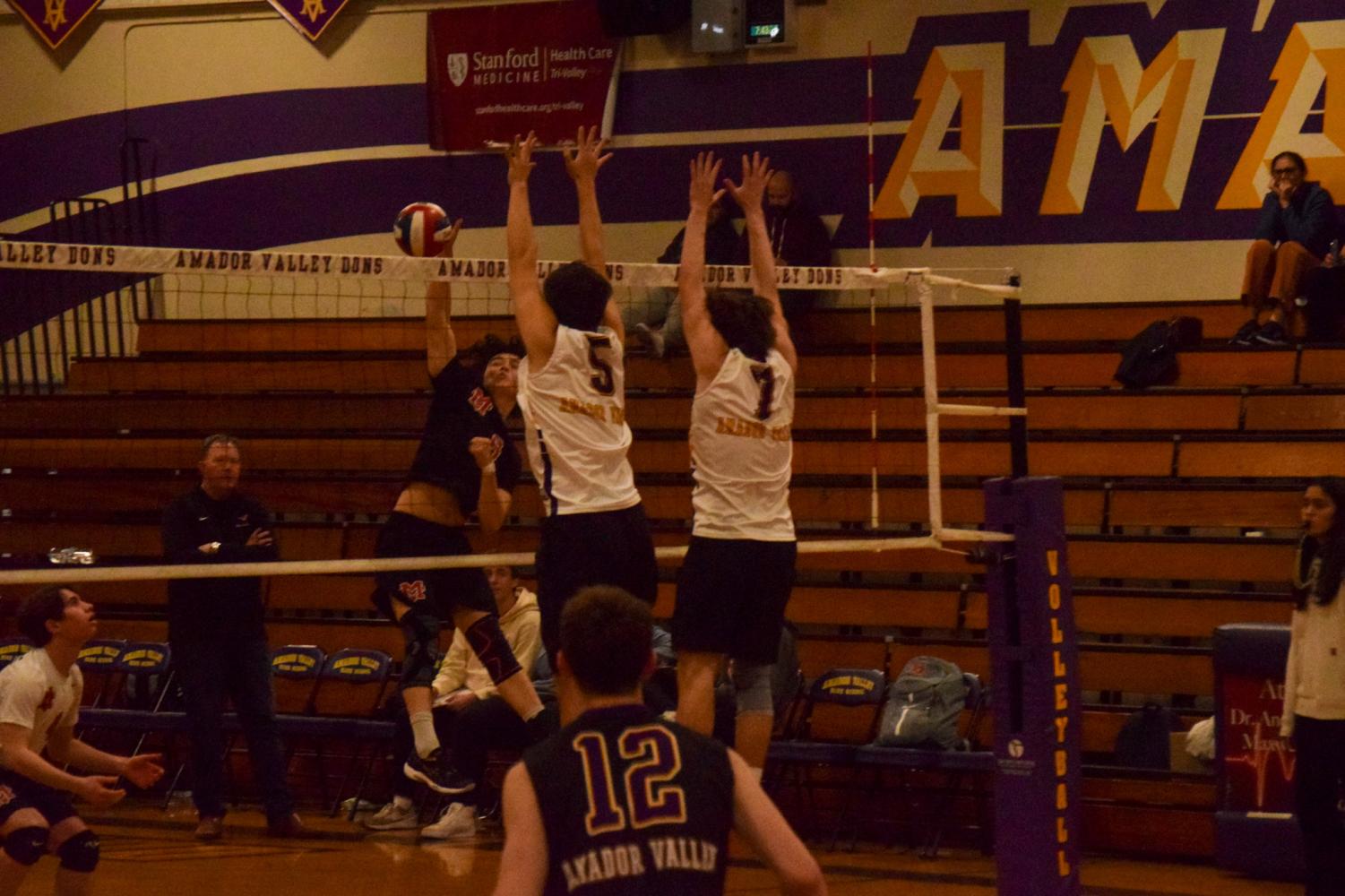 Boys Varsity Volleyball defeats Monte Vista High 3-0