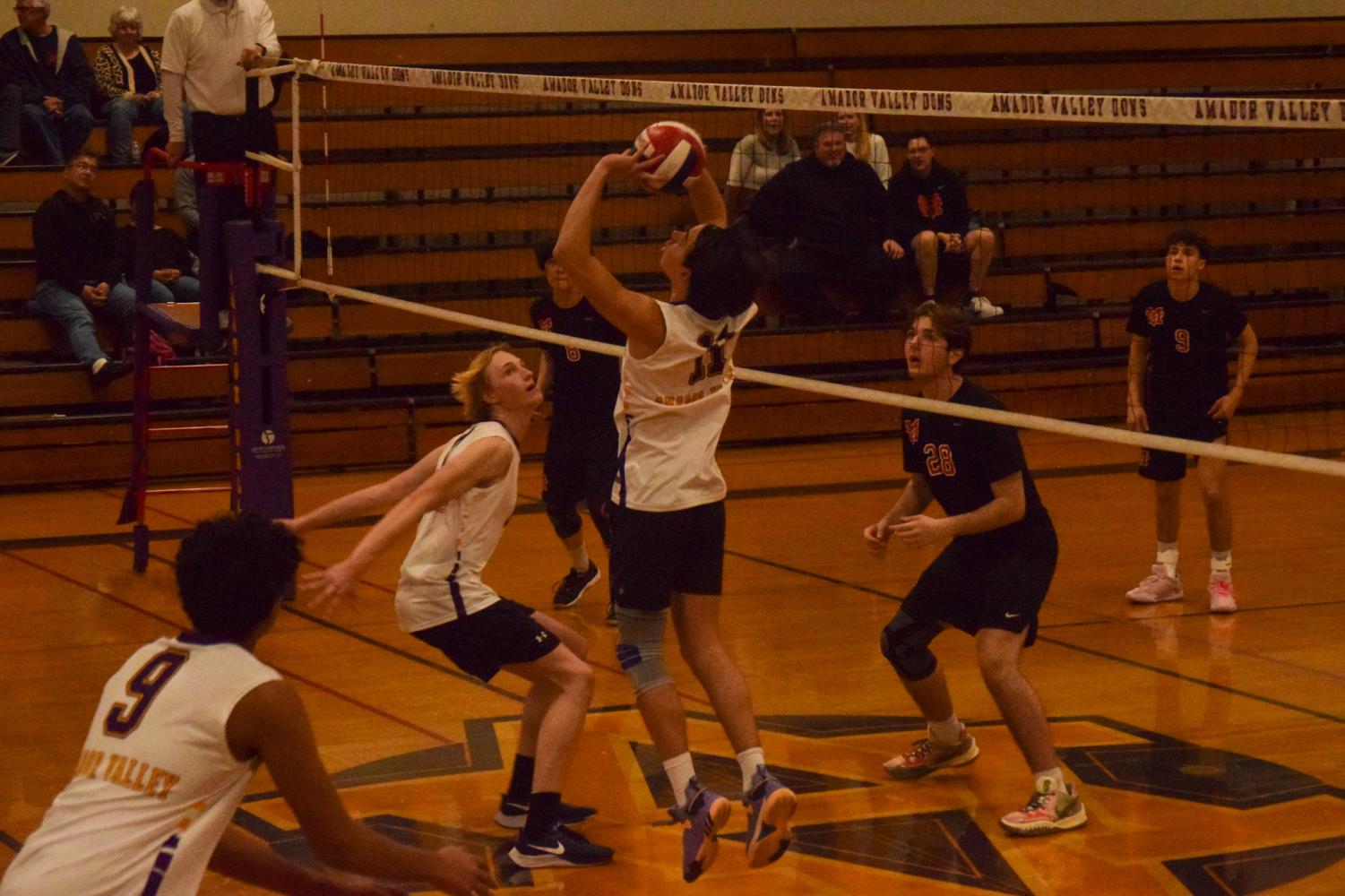 Boys Varsity Volleyball defeats Monte Vista High 3-0