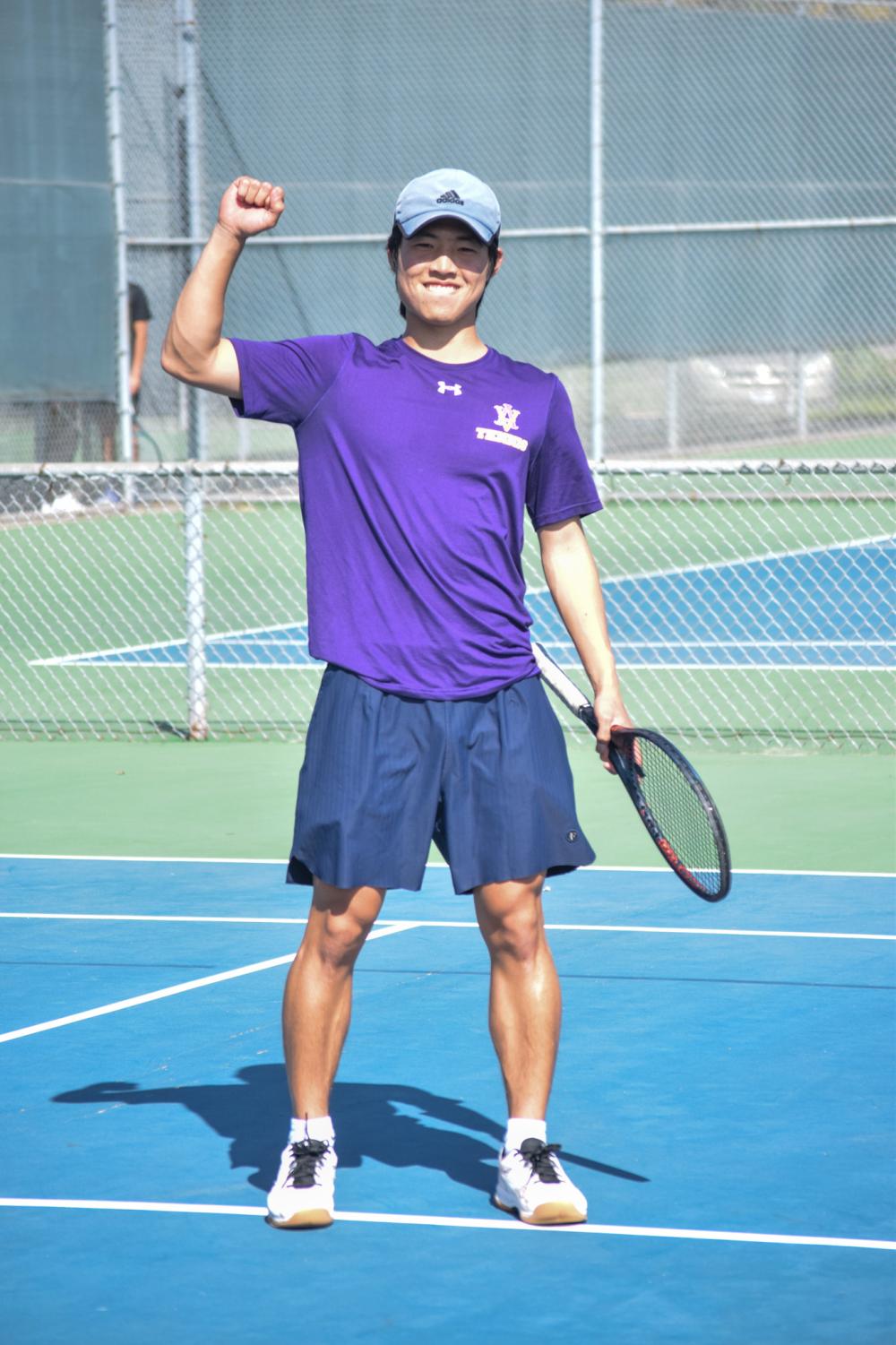 Boys Varsity Tennis defeats Washington High 5-2 in preparation for NCS.