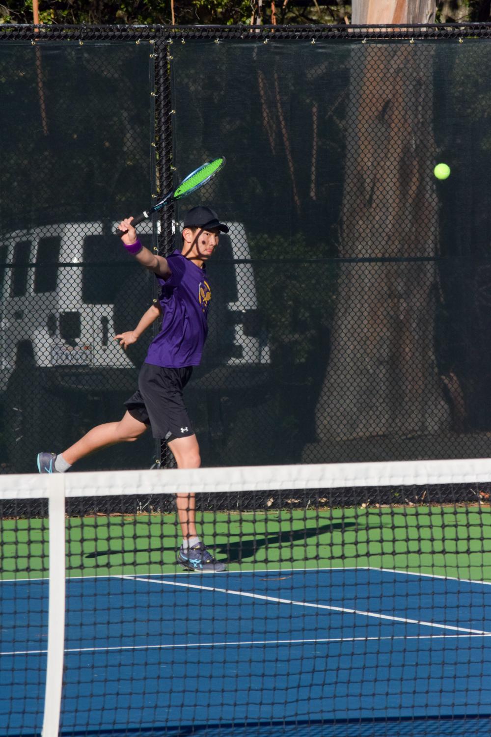 Boys Varsity Tennis Preseason vs. Miramonte High School