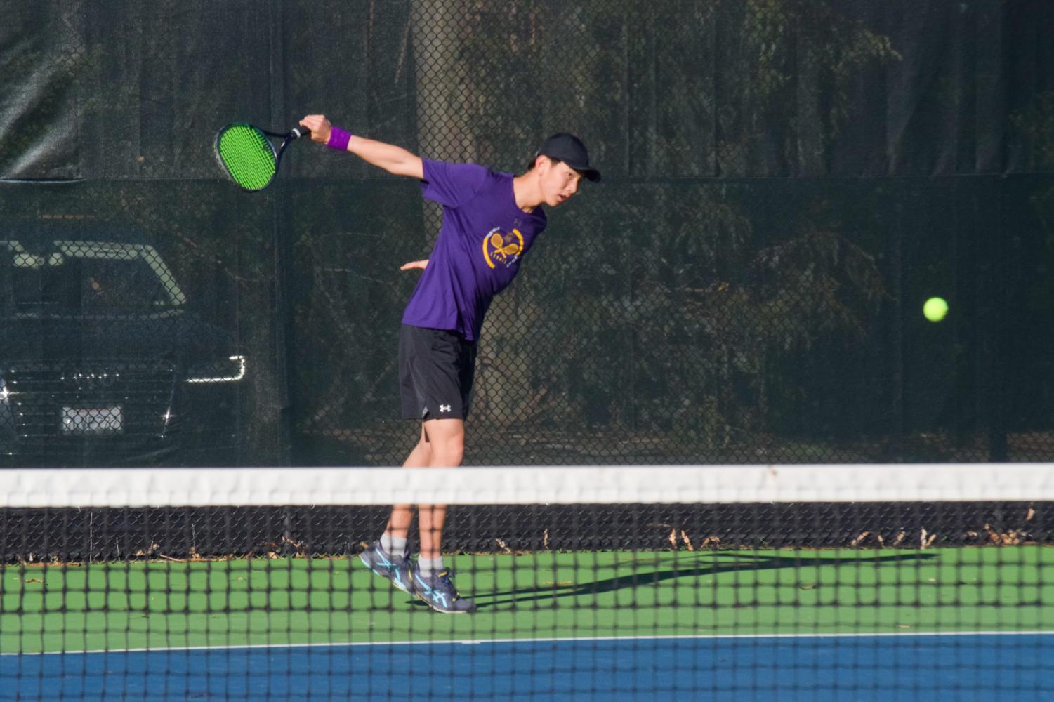 Boys Varsity Tennis Preseason vs. Miramonte High School