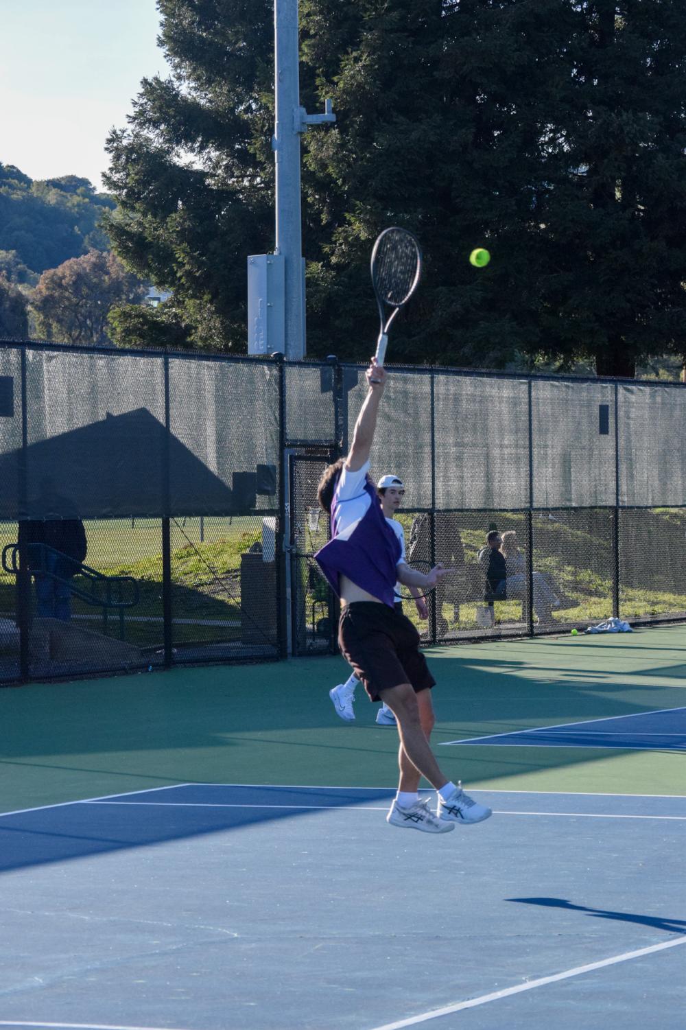 Boys Varsity Tennis Preseason vs. Miramonte High School