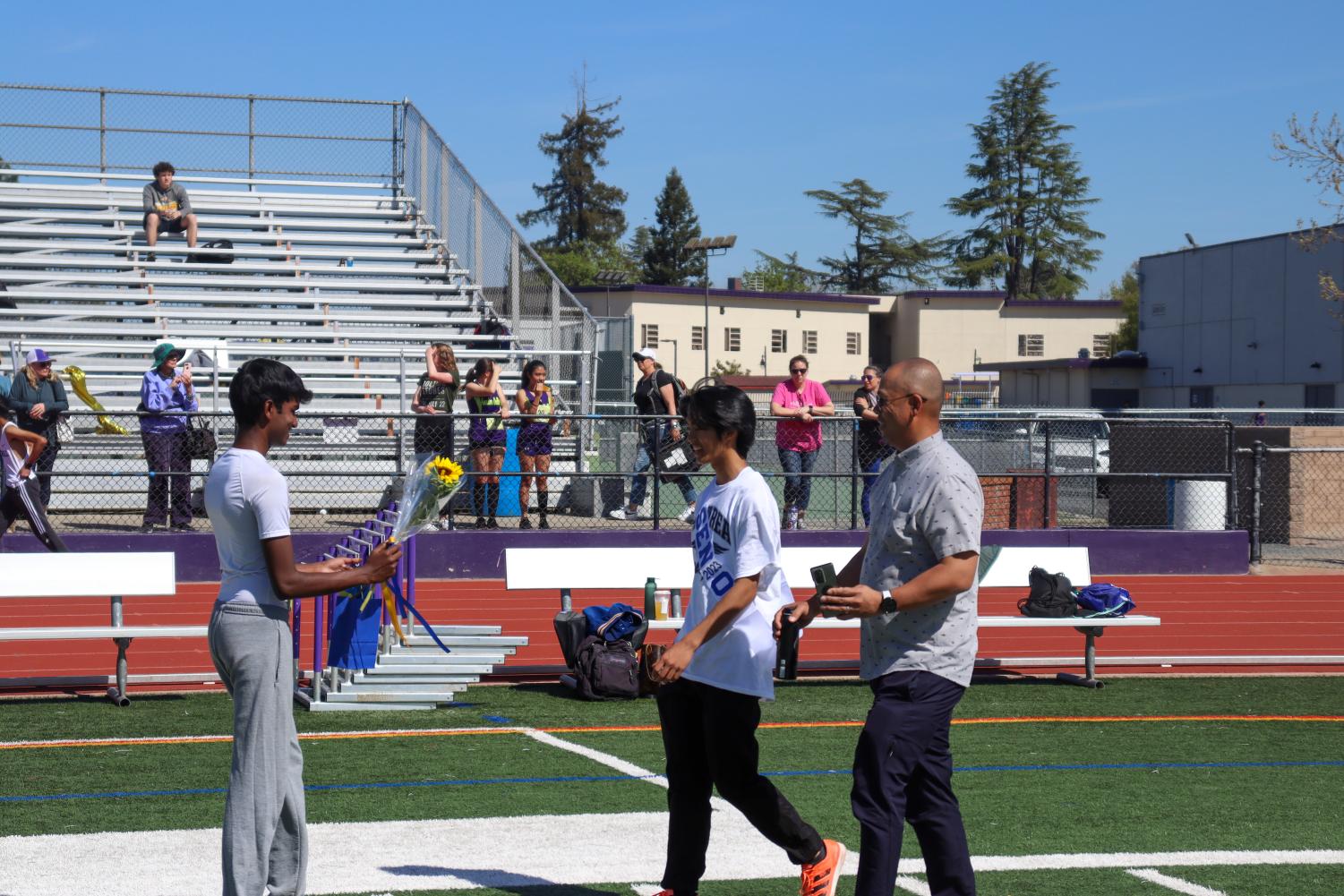 Amador Valley Track & Field competes against Foothill on senior night