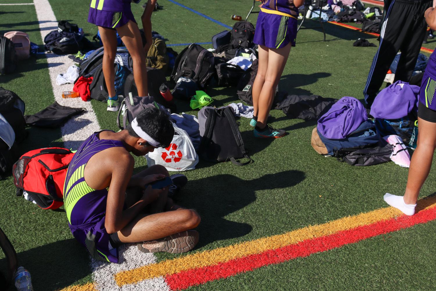 Amador Valley Track & Field competes against Foothill on senior night