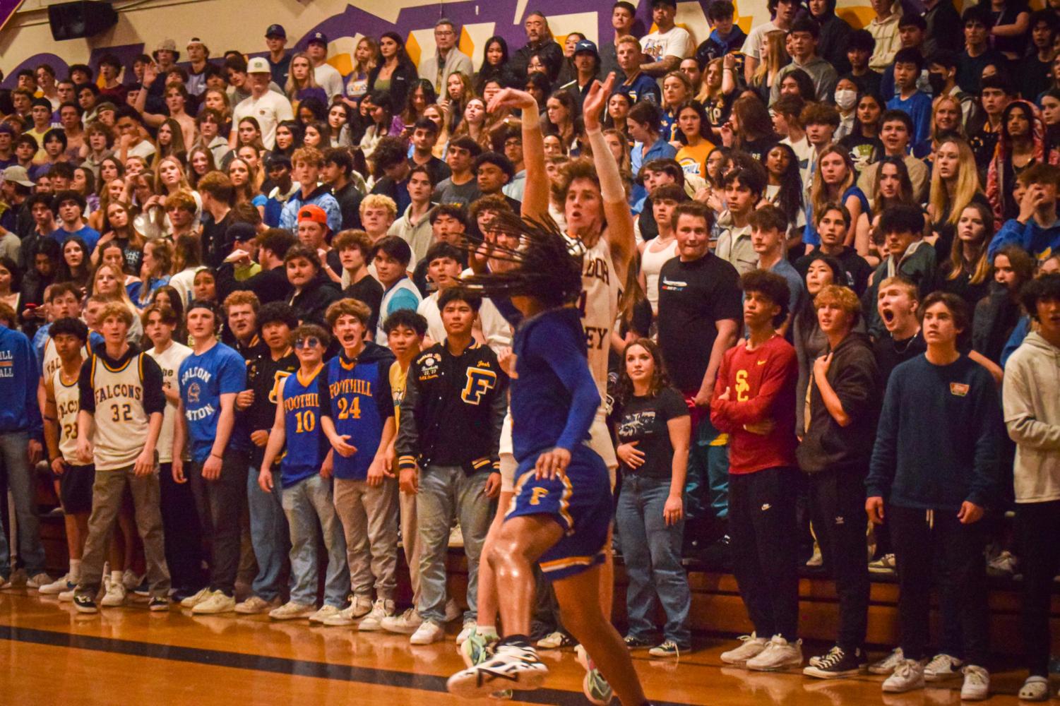 Boys Varsity Basketball defeats Foothill on Senior Night