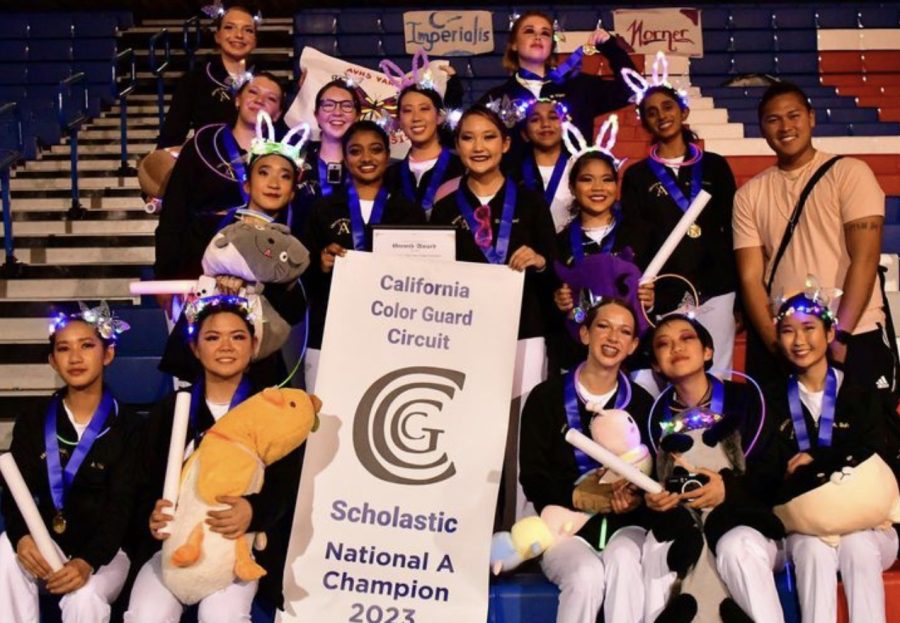 AV+Winter+Guard+won+National+A+Champion+in+2023+California+color+guard+circuit.