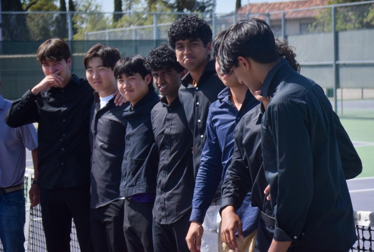 Amador Boys Varsity Tennis Senior Night: 9-0 vs. Dublin High