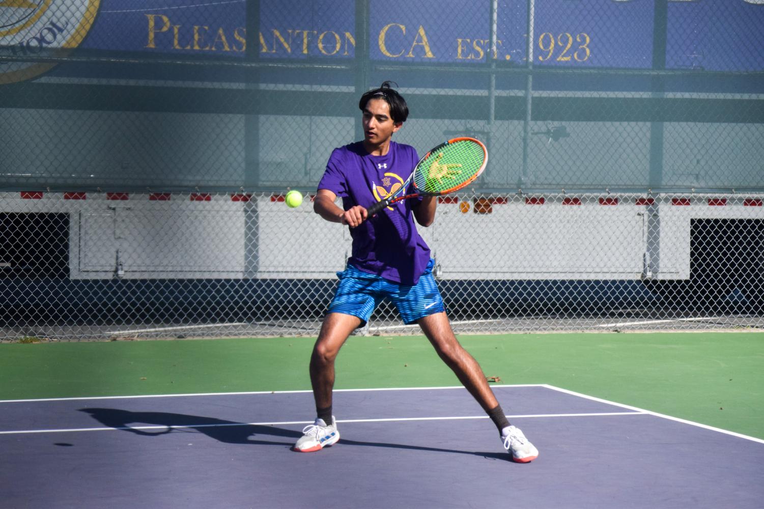 Amador Boys Varsity Tennis Senior Night: 9-0 vs. Dublin High