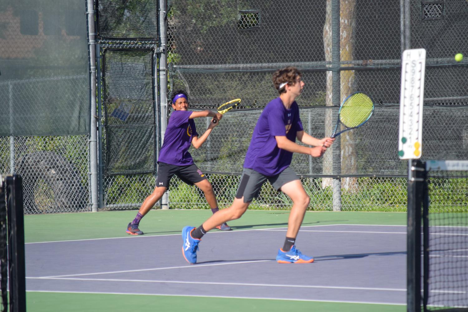 Amador Boys Varsity Tennis Senior Night: 9-0 vs. Dublin High
