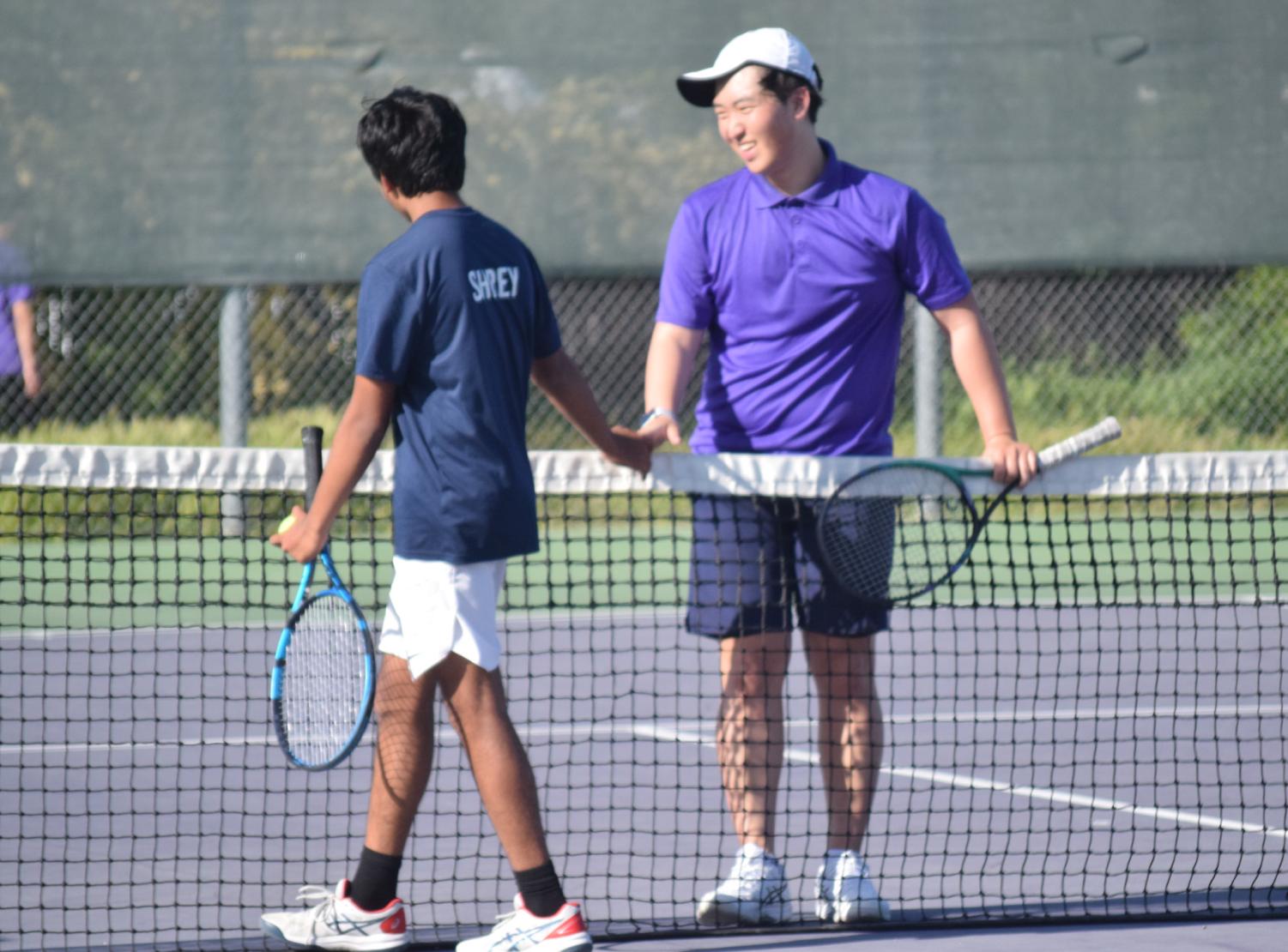Amador Boys Varsity Tennis Senior Night: 9-0 vs. Dublin High