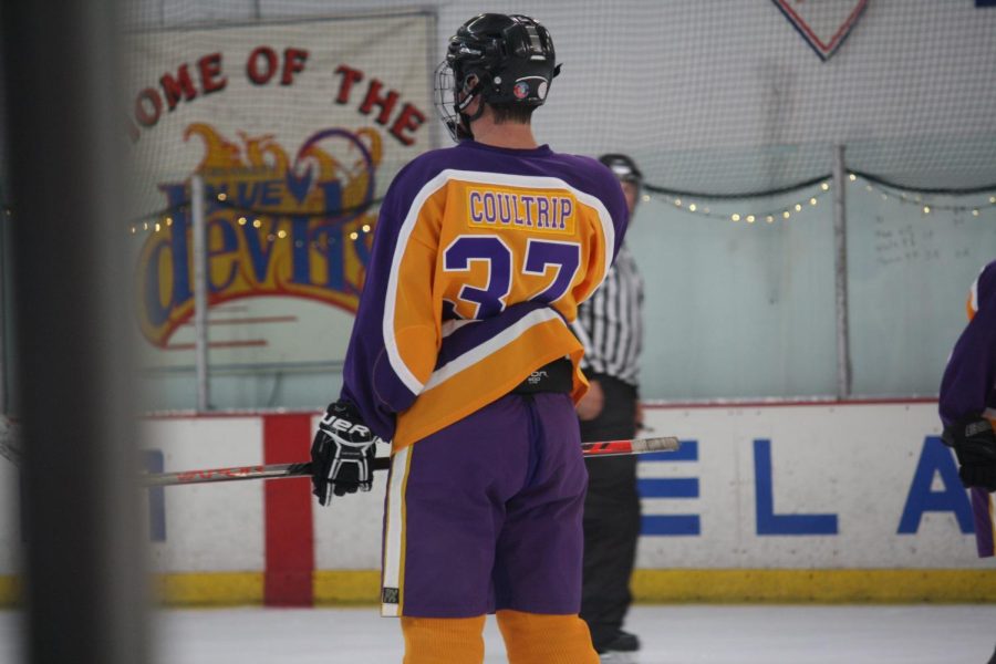 Will Coultrip warming up before an intense game. 