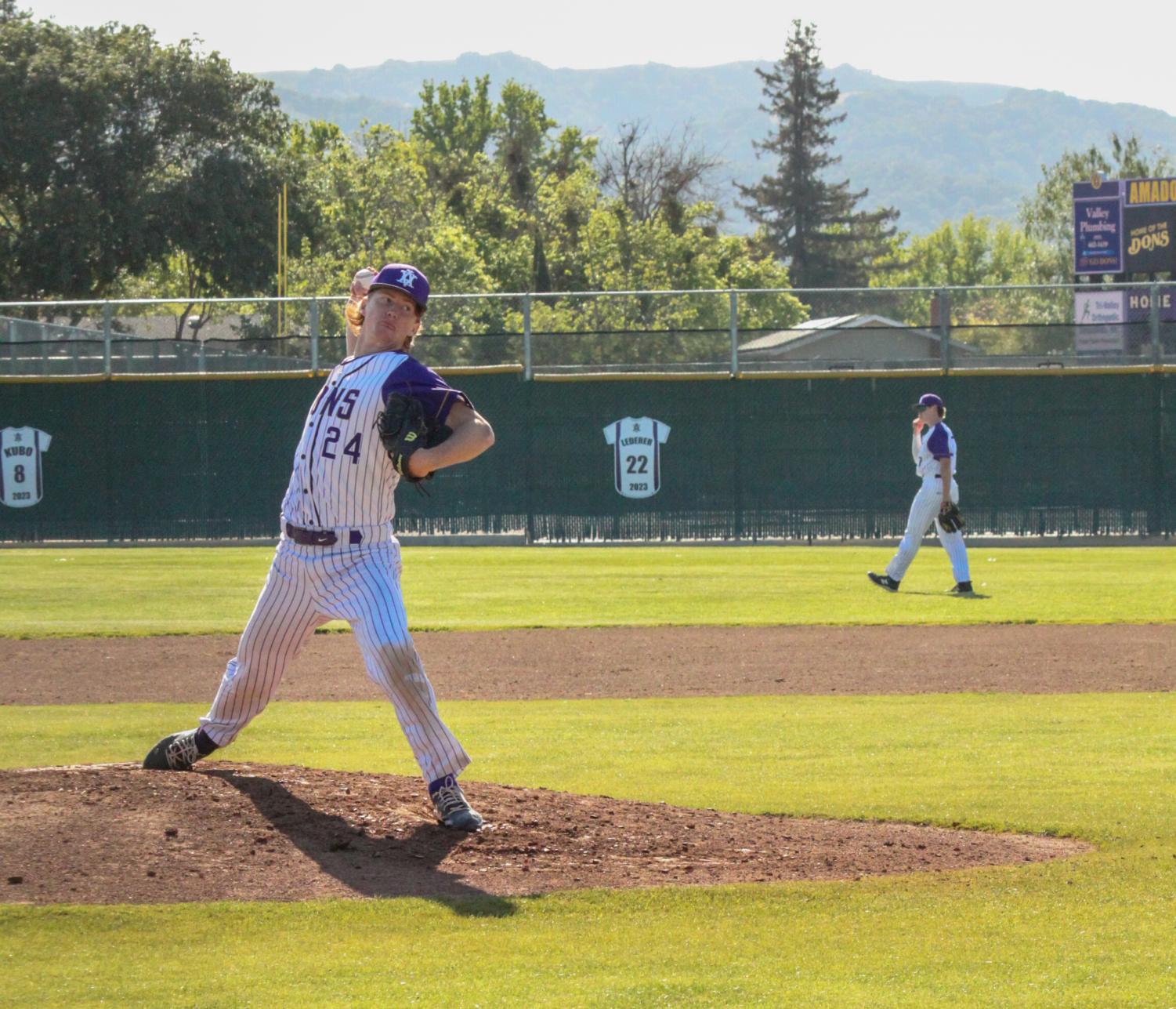 Amador Varsity Baseball takes on San Ramon Valley High in EBAL Tournament Semifinals