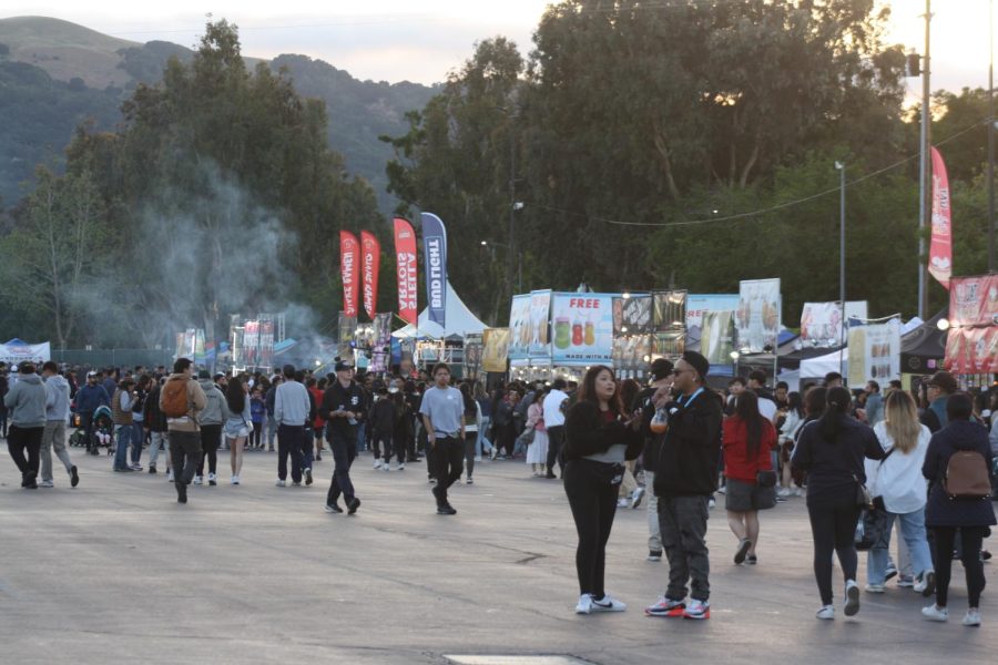 The food section of the fair offers large sized refillable drinks and many different ethnic cuisines.