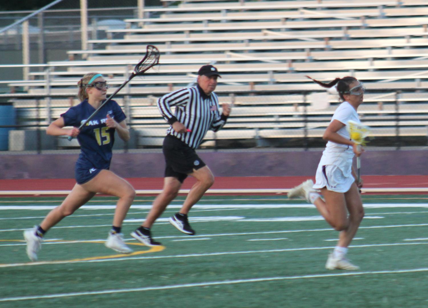 Girls Varsity Lacrosse in NCS Semifinals vs. Oak Ridge