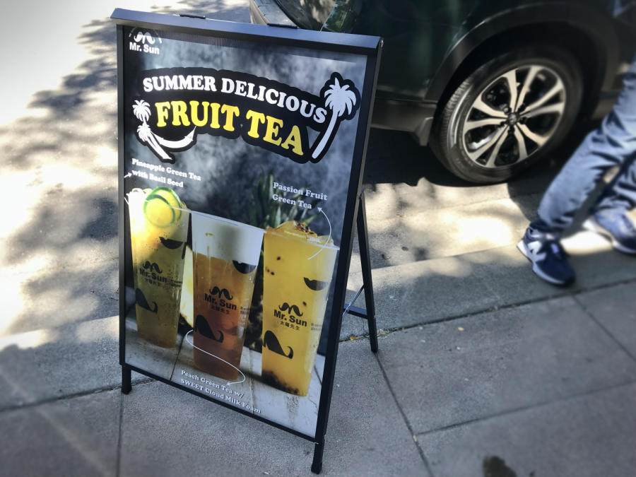 The shops menu has a wide variety of different types of teas, as well as smoothies, slushies, and fresh milks.