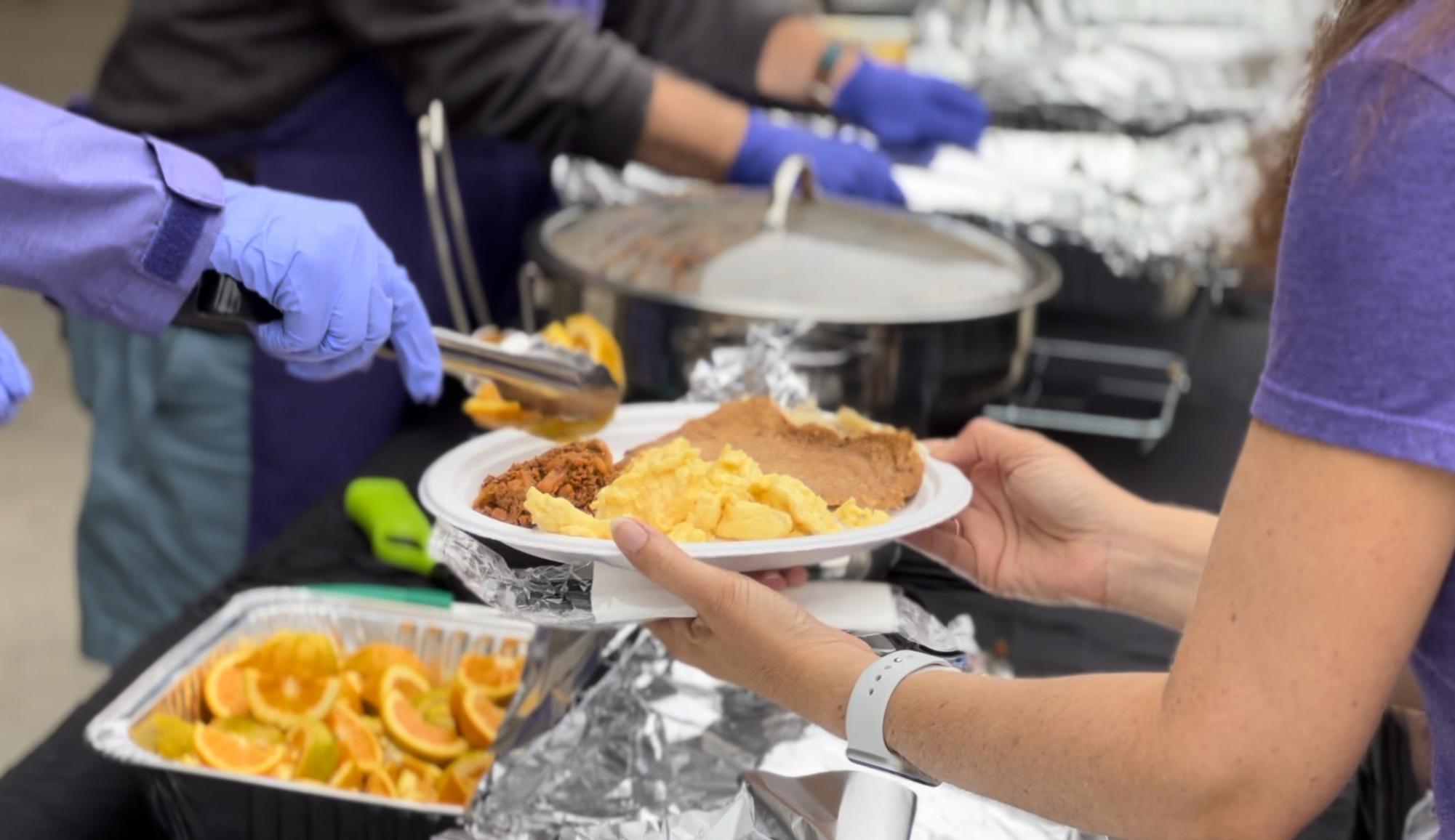 Through photos: Alums, students, and staff enjoy a pancake breakfast at Amador