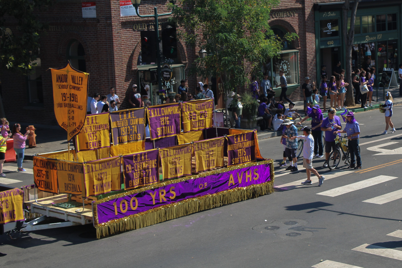 The centennial parade in pictures