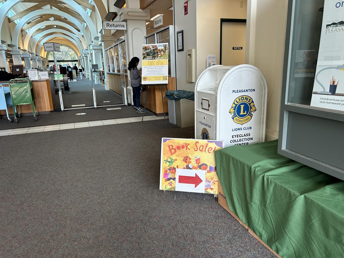 The Friends of the Pleasanton Library hosted a book sale to raise funds for the library.