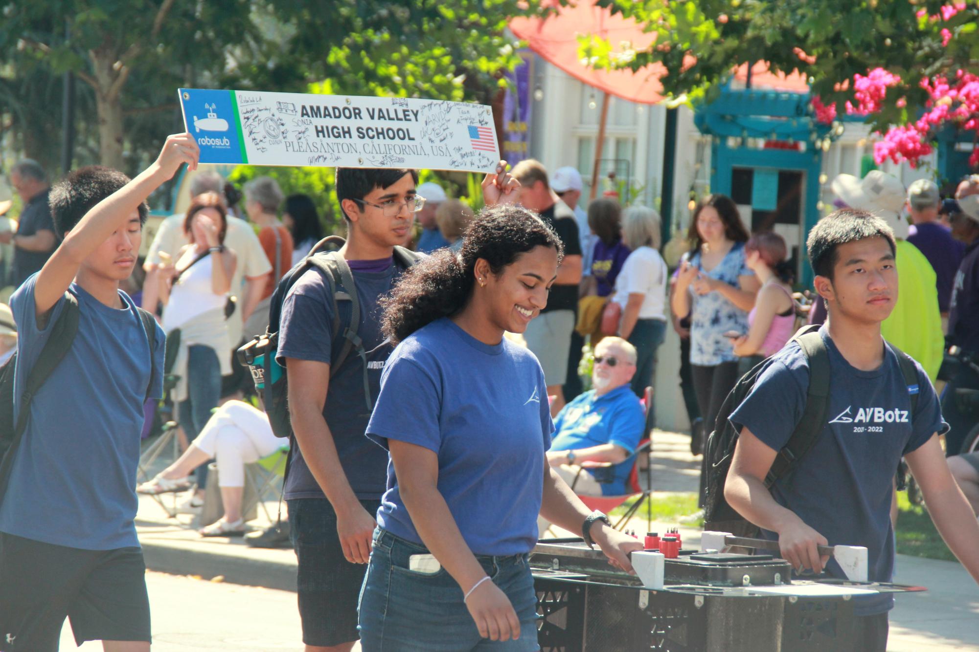 The centennial parade in pictures