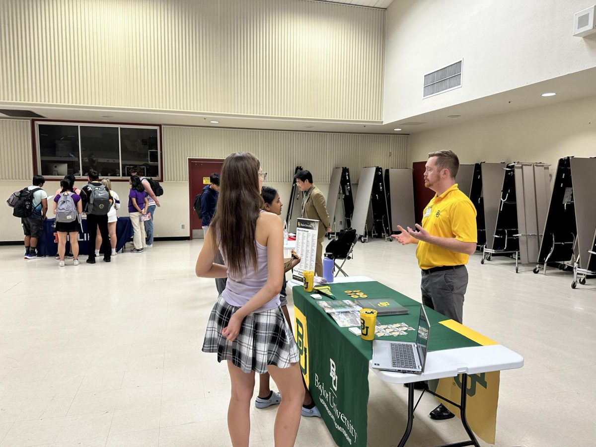 Spokespeople from different universities are beginning to visit Amadors campus to interact with their potential applicants