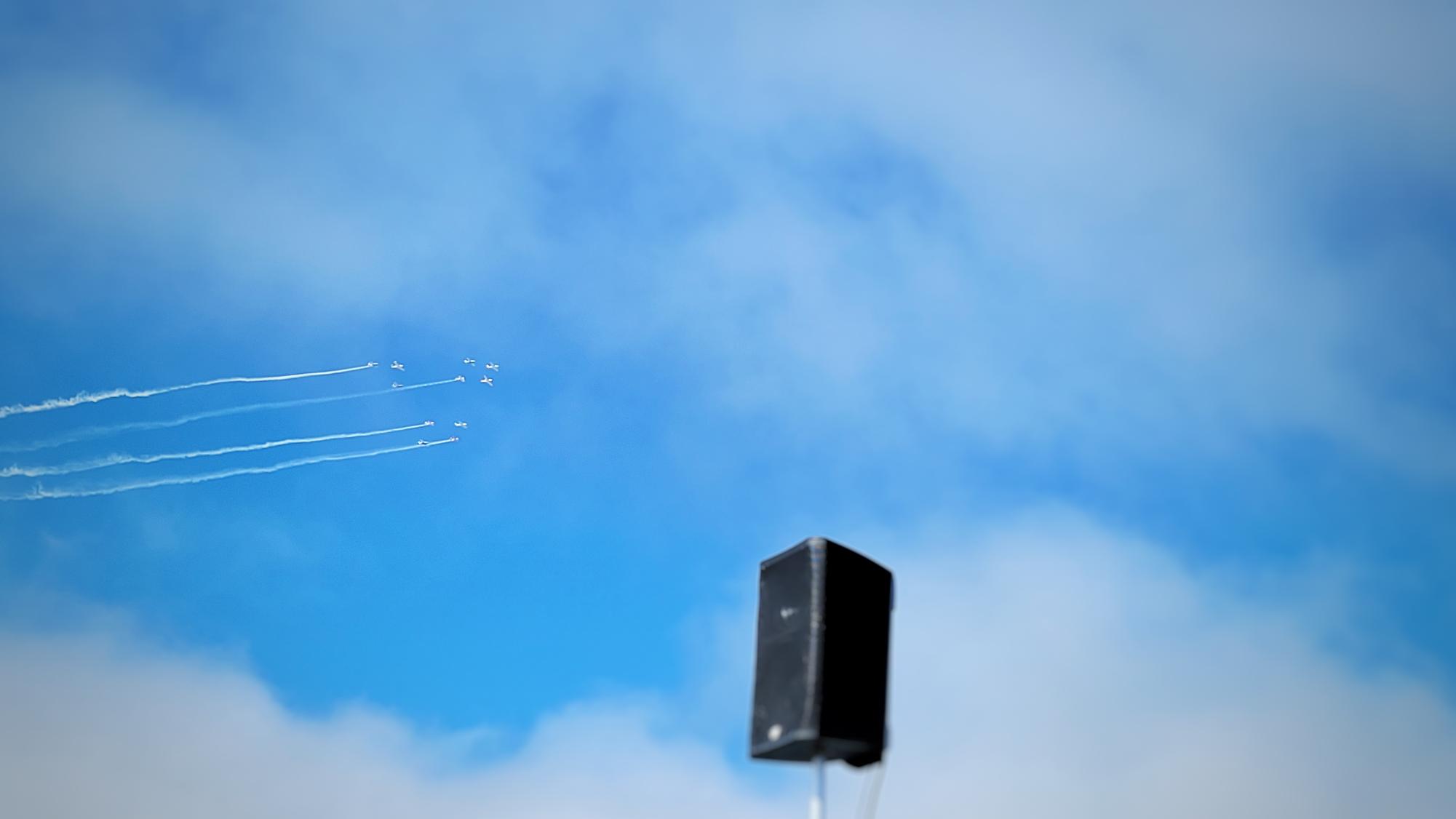 Fleet Week Airshow: Red, white, and blue painted over San Francisco