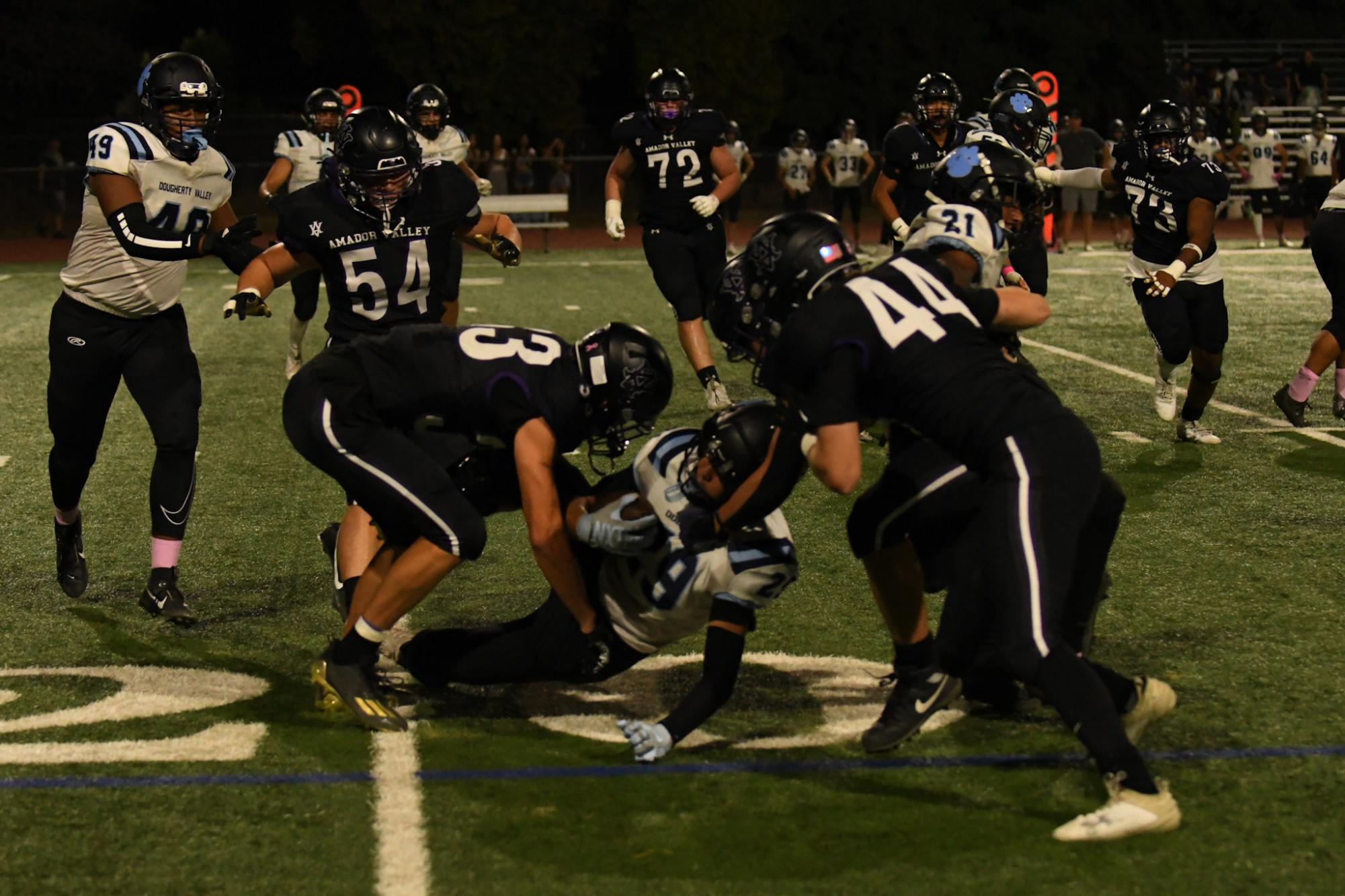 Pink out game: Dons take down Dougherty Valley 70-0 on senior night