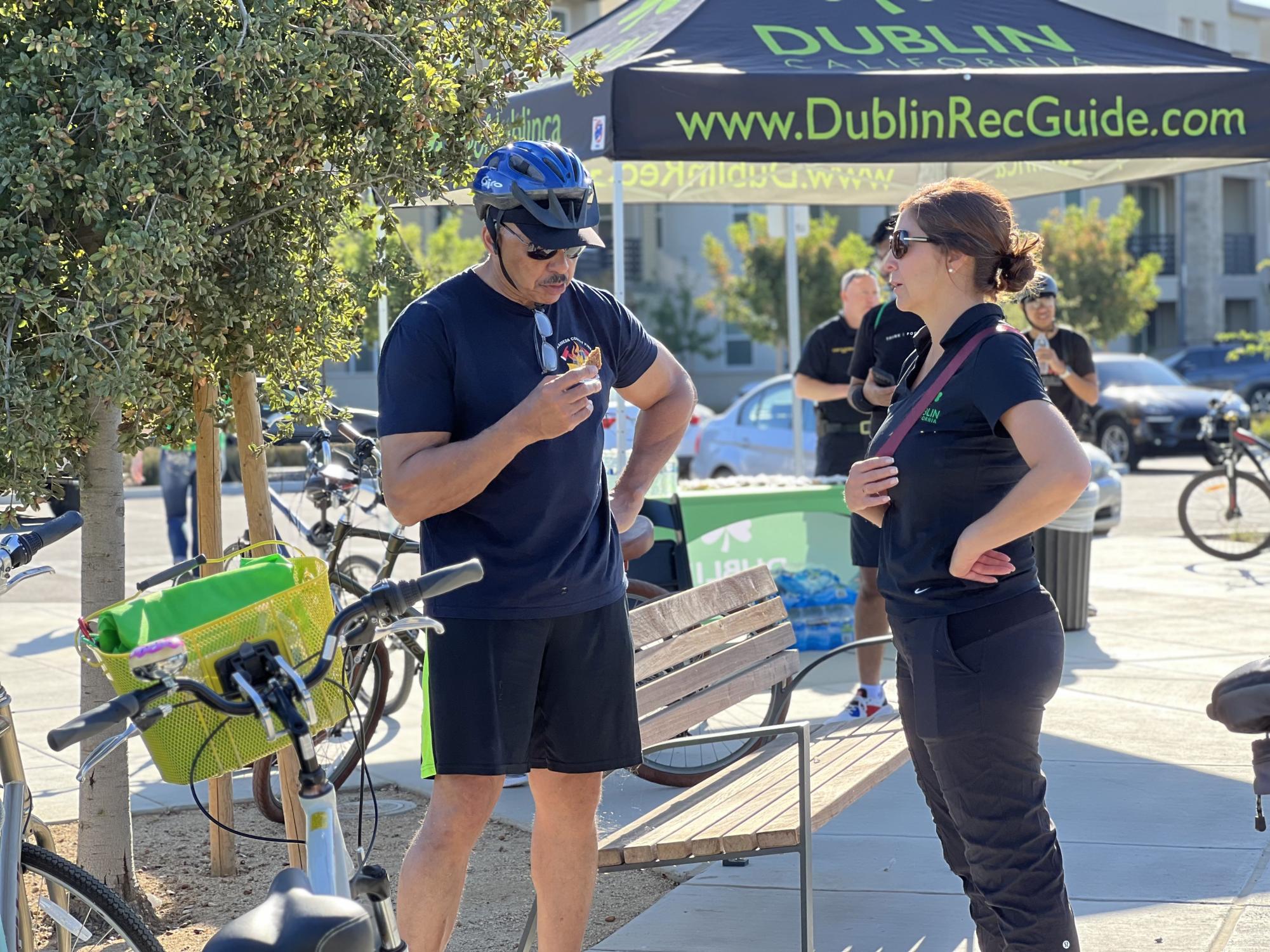 Unity on wheels: Dublin's Mayor and Police Chief lead community bike ride under morning sun