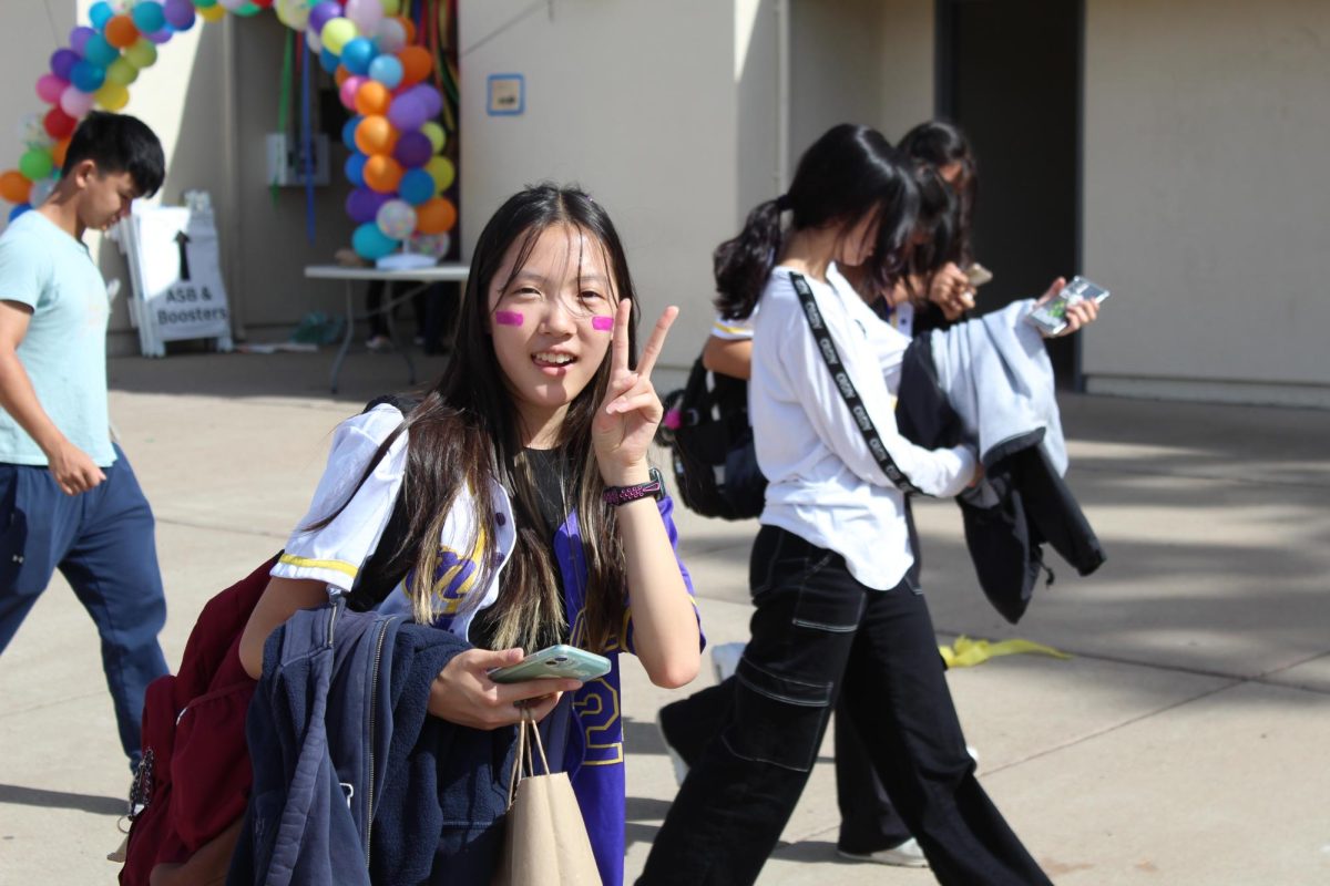 AV Dance Team member Amelia Tsao ('26) smiles for the camera.