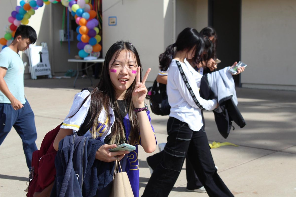 AV Dance Team member Amelia Tsao (26) smiles for the camera.