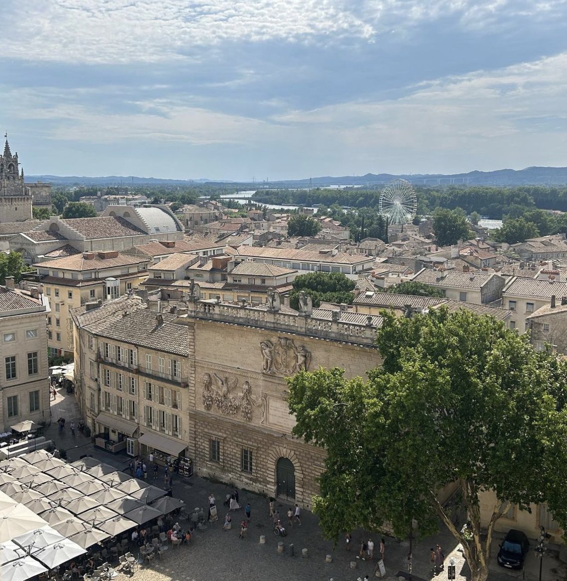 In Europe, students awakened to the bright mornings and views of Avignon, France before they began an eventful day.