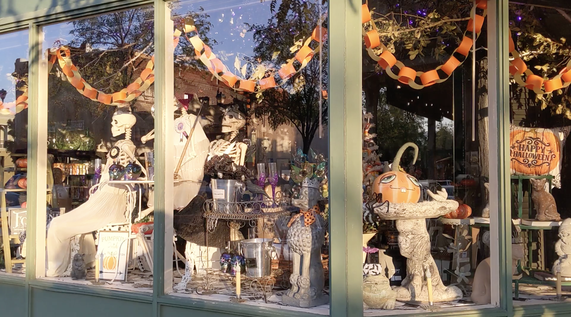 Spooky storefronts: Downtown businesses embrace Halloween spirit
