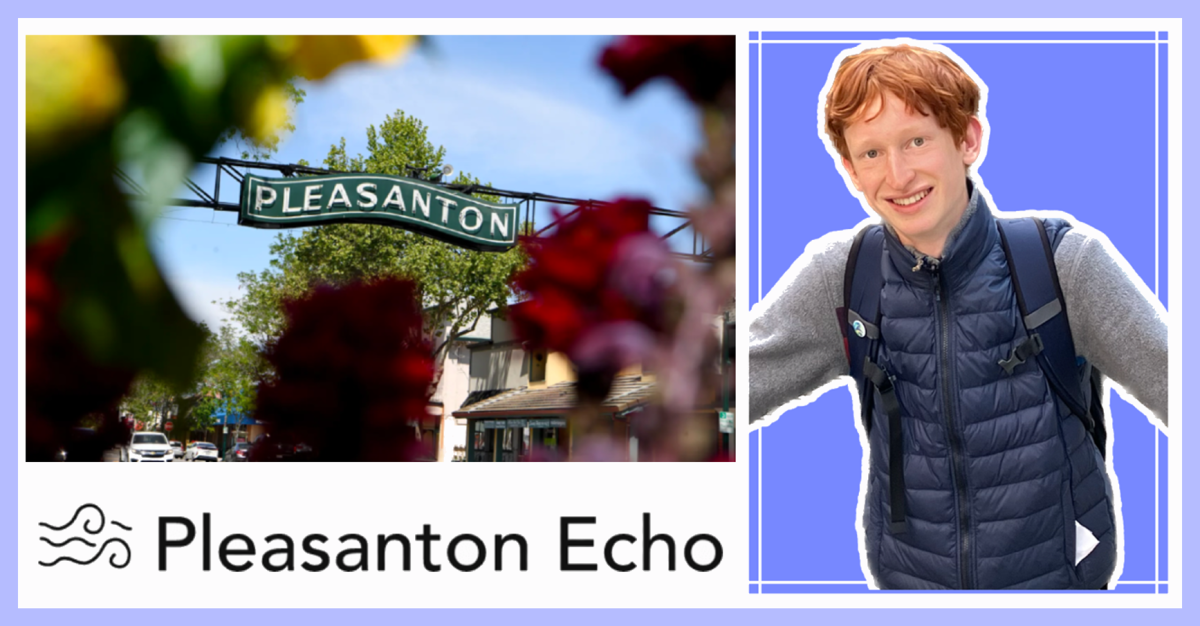 Dmitriev started his own nonprofit newspaper, the Pleasanton Echo, creating the logo and formatting the website. 