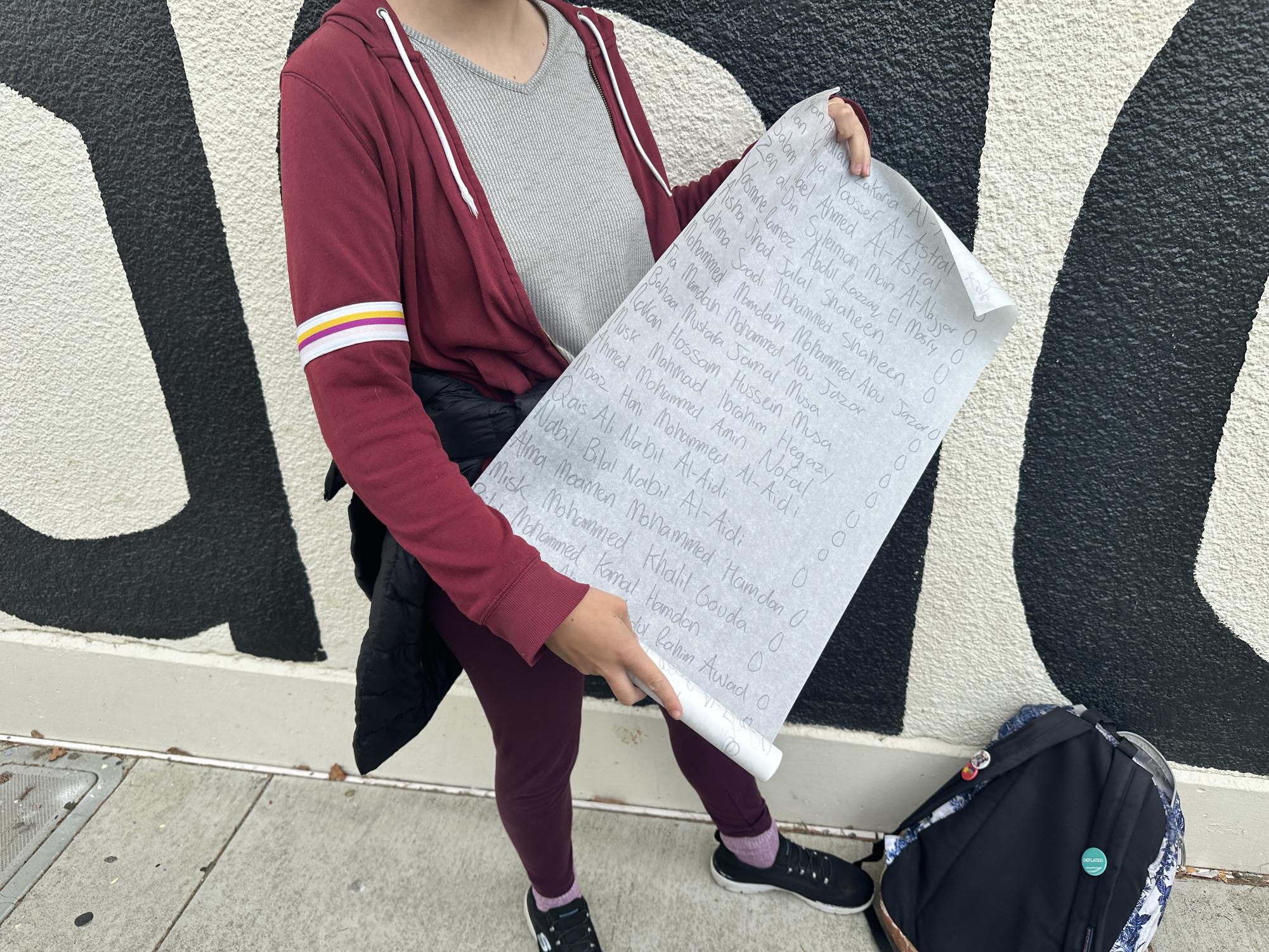 Amador students organize walkout in response to events in Middle East