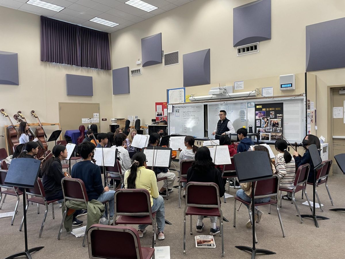 Since 2nd Semester began, guest conductors from different schools have hosted clinics for Amadors orchestra to practice their music.