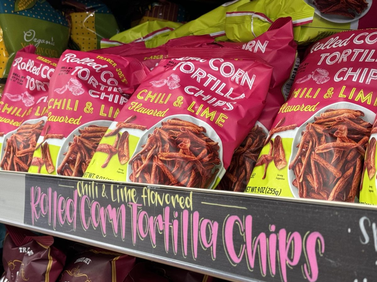 The delicious, spicy, and tangy tortilla chips pull in customers with its colorful packaging.