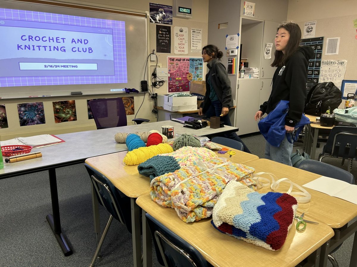 Amador Valleys Crochet and Knitting Club meets every other Friday during lunch to share their communal interest in the craft.