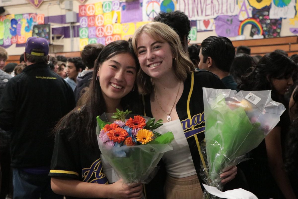 Many performers recieved flowers from fans and family after their performances. 