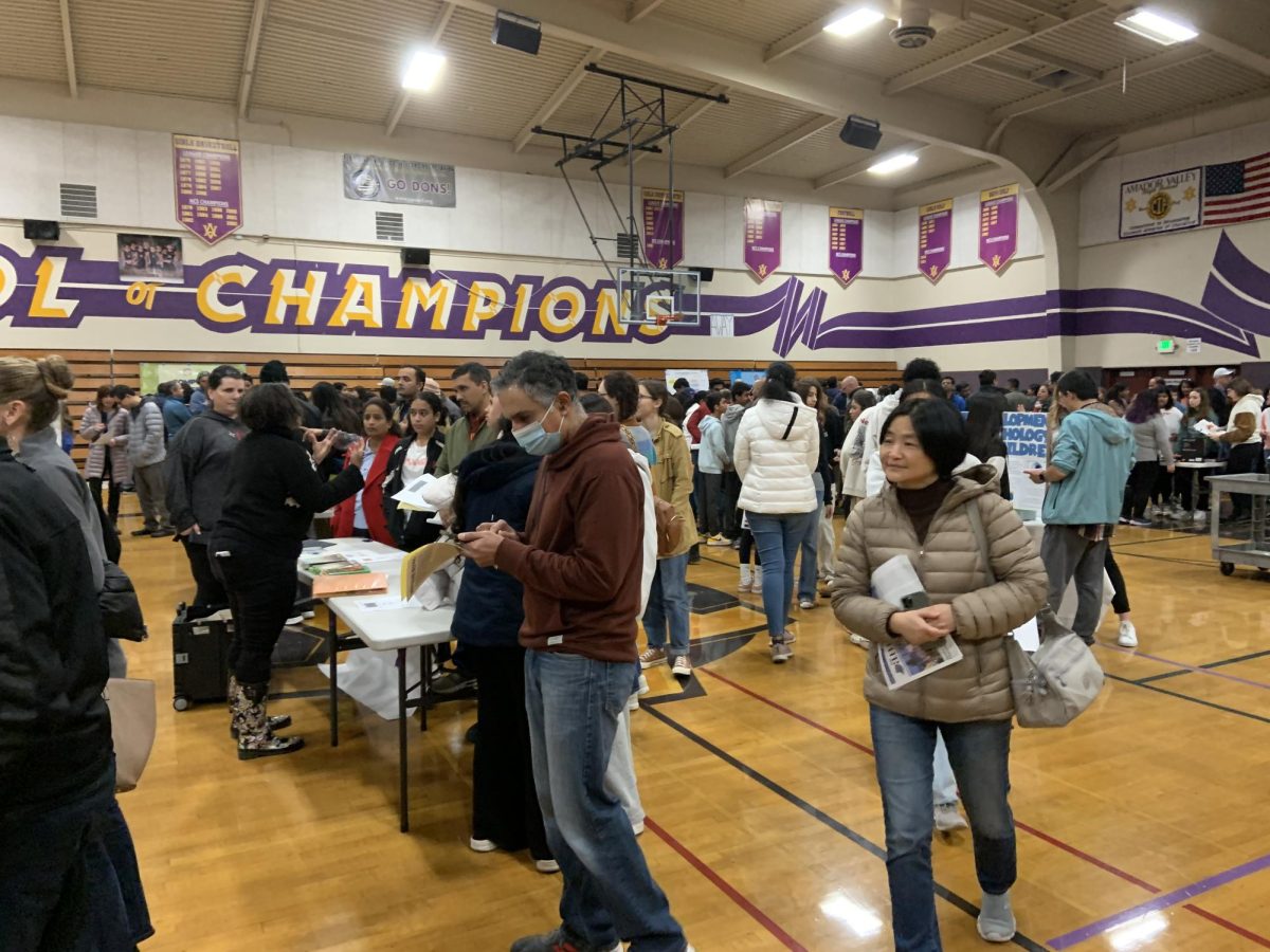 On January 22nd, students and parents gathered in Amador's large gym for the annual elective fair.